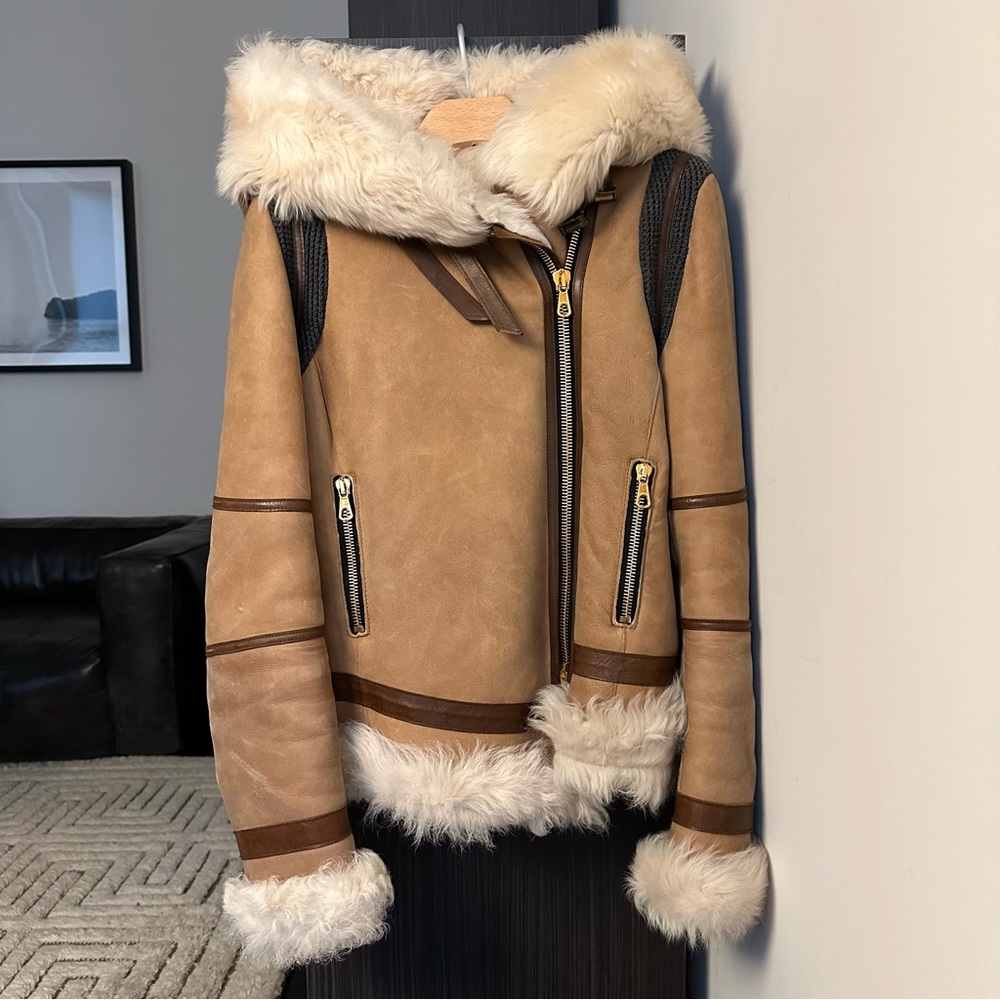 rag&bone suede/shearling jacket